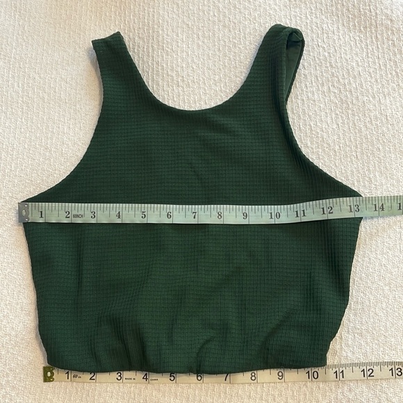 5‎ for $25 Stone Fox Active Swim Top Sports Bra Hunter Green size XS - Picture 5 of 5